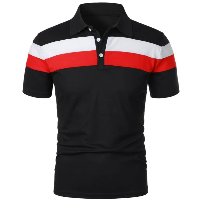 Men's Luxury Polo Shirt | Breathable Short Sleeve Business Casual Tee S–6XL
