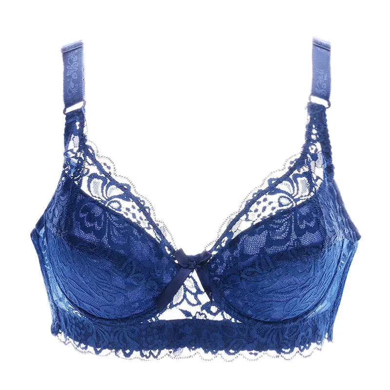 Sostén Push Up Tallas Grandes con Encaje - Bra Copa D 42D-46D (80CD-105CD)