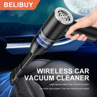 Wireless Handheld Vacuum Cleaner - High Power Portable Car & Home Cleaner with HEPA Filter