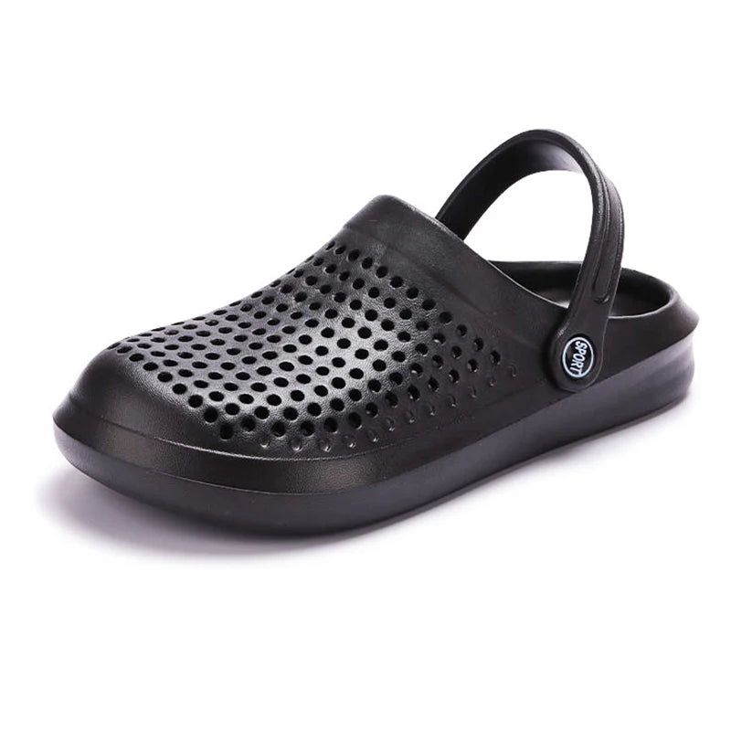 Women's Breathable EVA Flat Sandals | Hollow Out Non-Slip Beach Clogs | US 5–10.5