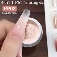 UR Sugar Nude Pink 4-in-1 Pat Gel – Gradient, Stamping, Painting & Liner | UV/LED | 8ml