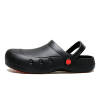 Steel Toe Safety Working Shoes Kitchen Restaurant Chef Shoes Industrial Work Nonslip Waterproof Rubber Sandals Big Size 3XL 4XL