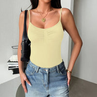 Casual Slim Fit Jumpsuit - Elegant All-Match Romper for Women