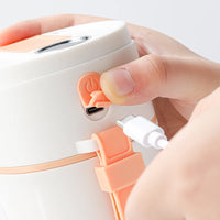 Portable USB Juicer Blender Bottle | Digital Display, Auto Pulp Ejection, USB Rechargeable
