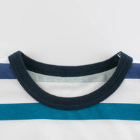 Boys Summer Cartoon Stripe T-Shirt | Short Sleeve Kids Tee Ages 2–9 Years