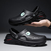 Men's Platform Clogs | Anti-Slip Waterproof Sandals for Beach, Garden & Casual Wear