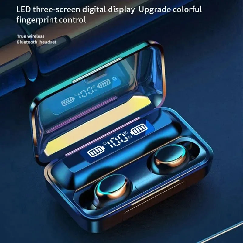 F9 TWS Wireless Earbuds | Bluetooth 5.0 with ANC, LED Display & Waterproof Case