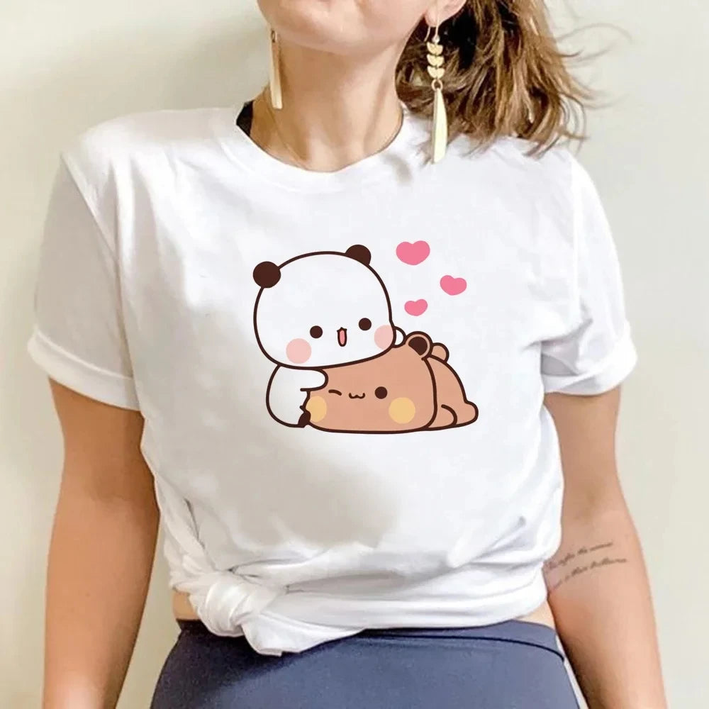 Women's Bubu Dudu Y2K T-Shirt - Harajuku Anime Streetwear