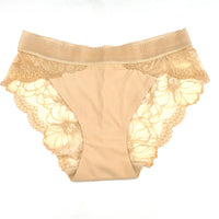 Panty Sin Costuras de Encaje Rosa Sexy - Lencería Transparente S-XL