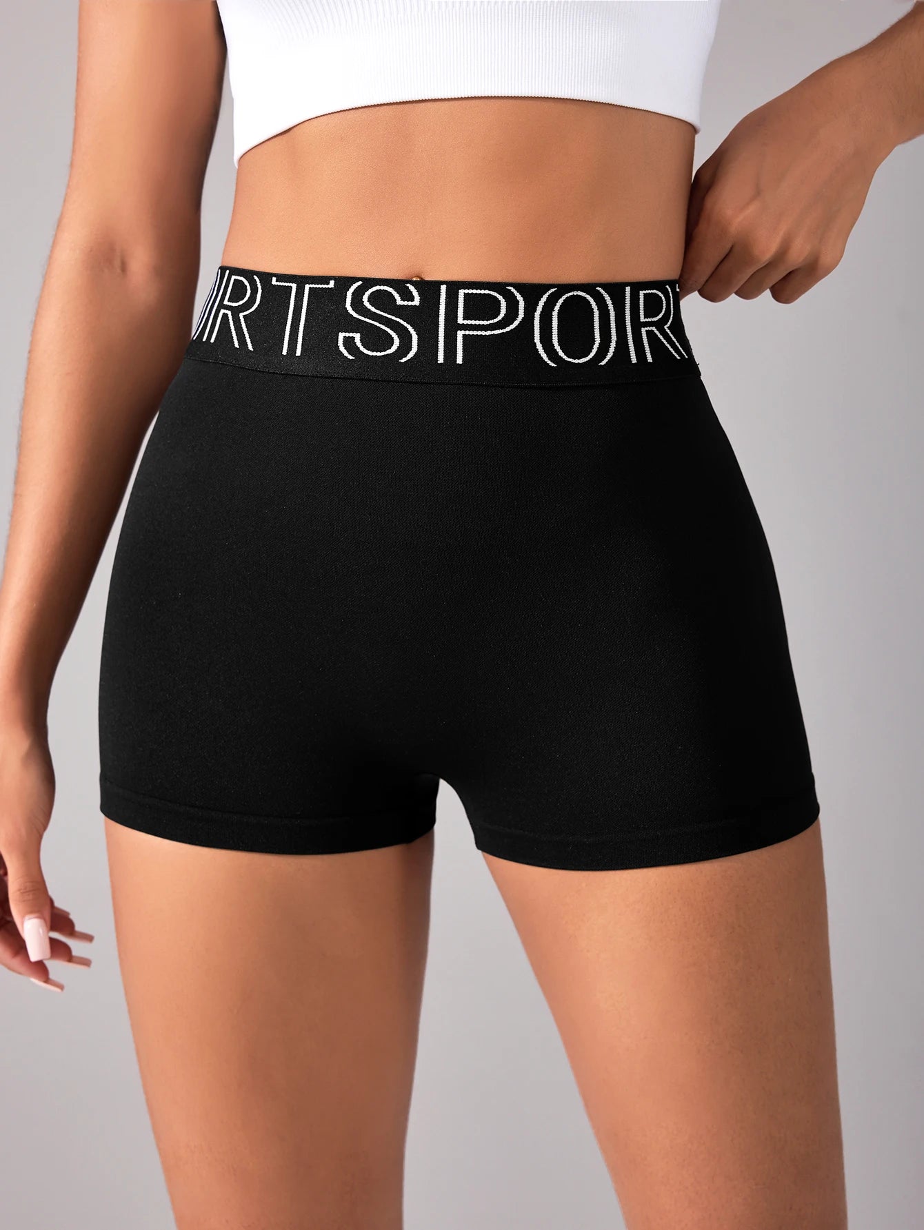 Shorts Deportivos Mujer Cintura Alta - Yoga Fitness Sin Costuras
