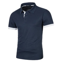 Men's Short Sleeve Polo Shirt – Lightweight Breathable Lapel Tee | Casual Streetwear Summer Top