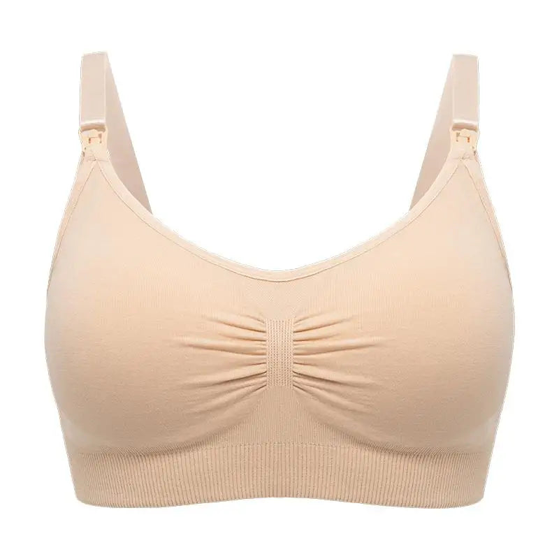 Boneless Nursing Bra – Front Clasp, U-Back & Removable Pads | Anti-Sagging Maternity Bra