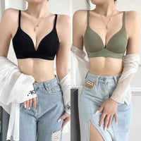 FallSweet 3-Pack Seamless Push-Up Bralette Set | Wireless 3/4 Cup Lingerie