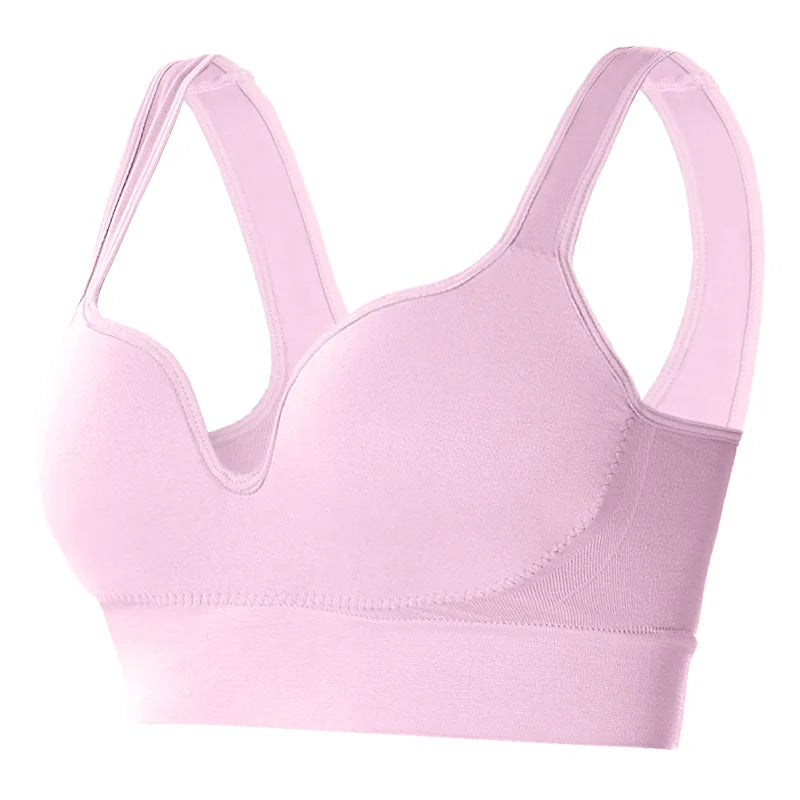 Women's Seamless Padded Sports Bra — Wire-Free Push-Up, Daily & Fitness Wear