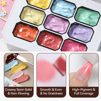 UR SUGAR Y2K Gradient Blush Gel Nail Polish – 9 Colors 4-in-1 Pat Painting | Semi-Permanent UV LED Nail Art