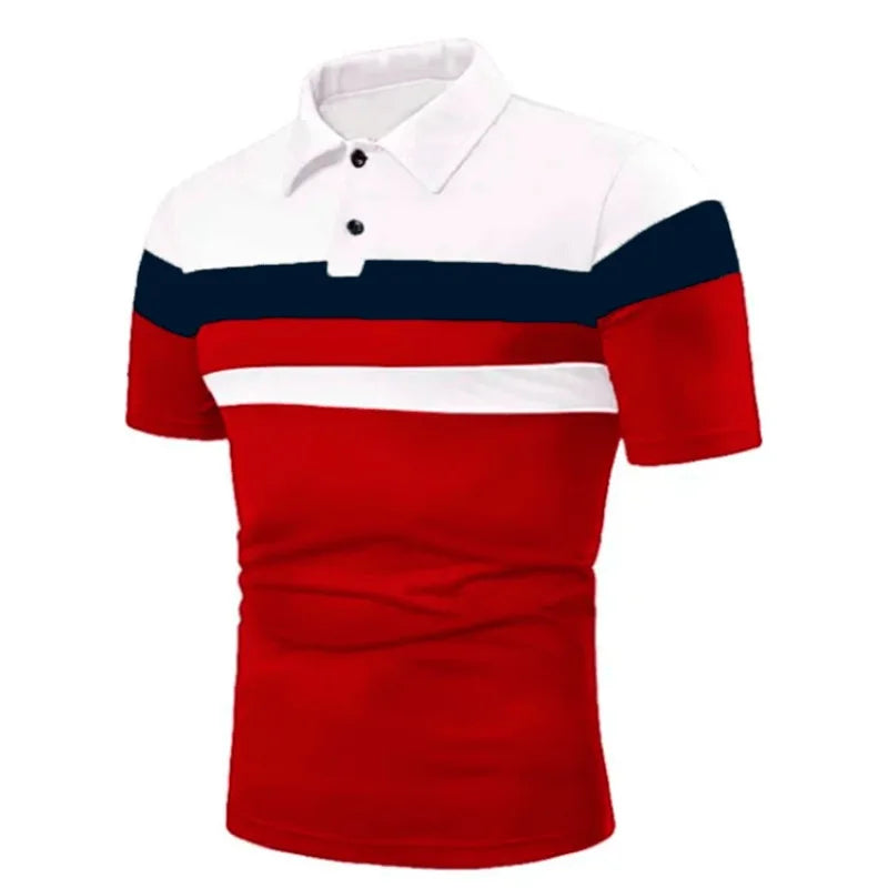Men's Luxury Polo Shirt | Breathable Short Sleeve Business Casual Tee S–6XL