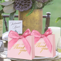 5/10pcs Thank You Candy Boxes Wedding Favors Gift Packaging Box Bag Christmas Birthday Party Baby Shower Present Packing Decor