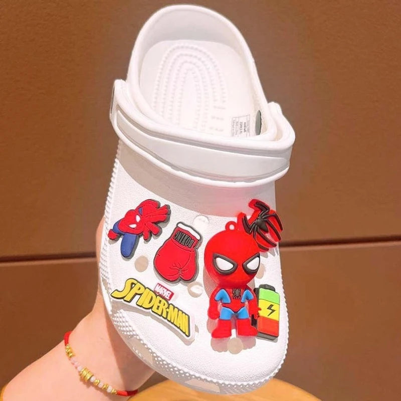 Spider-Man 3D Shoe Charms - Marvel DIY Clips for Crocs & Clogs