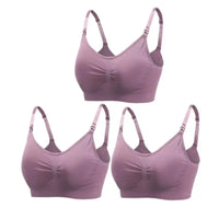 Nursing Bras for Breastfeeding Women – 3-Pack Seamless Maternity Bra (S–4XL)