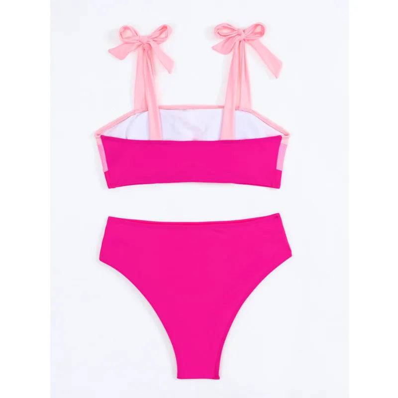 Bikini Rosa Push Up - Traje de Baño Brasileño Sexy 2026