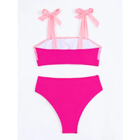 Bikini Rosa Push Up - Traje de Baño Brasileño Sexy 2026