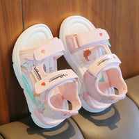 Sonkpuel Girls Gladiator Sandals - Sweet Floral Princess Beach Shoes