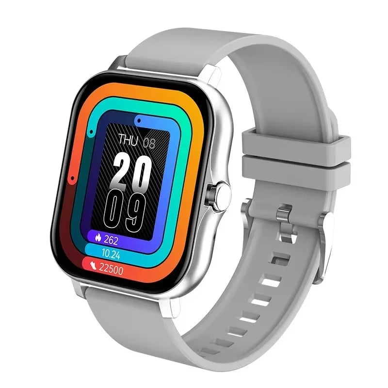 LAXASFIT Fashion Smart Watch | 1.85" AMOLED HD Bluetooth Calling Health Monitor 100+ Watch Faces for Men & Women