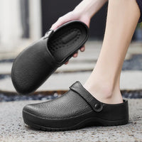Litfun Men's Waterproof Clogs | Non-Slip Chef & Garden Shoes | Lightweight EVA Sandals
