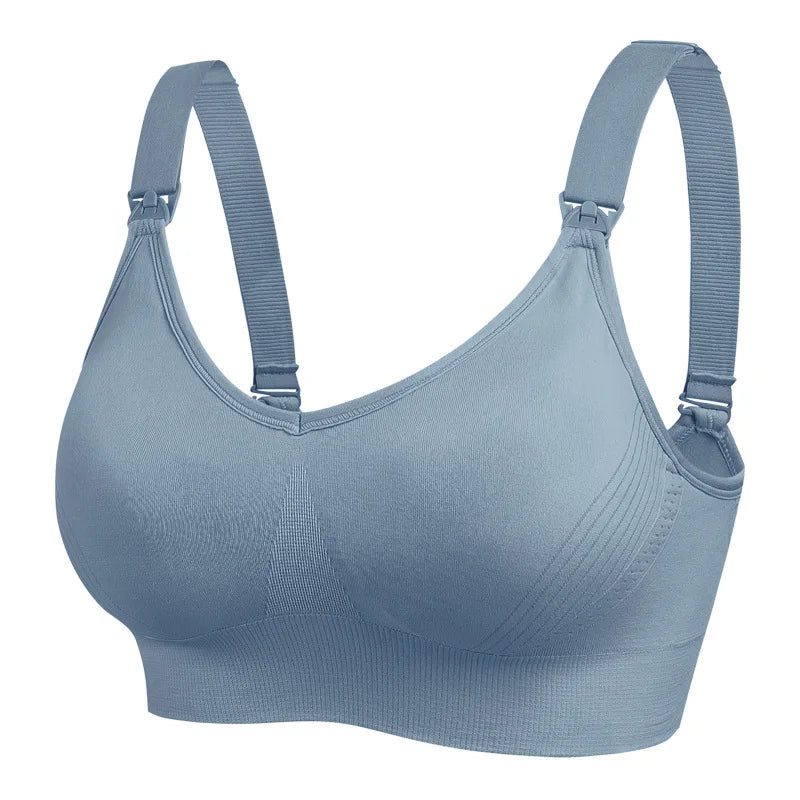 Maternity Push-Up Nursing Bra | Wire-Free Breastfeeding Bra for Women | M–XXL