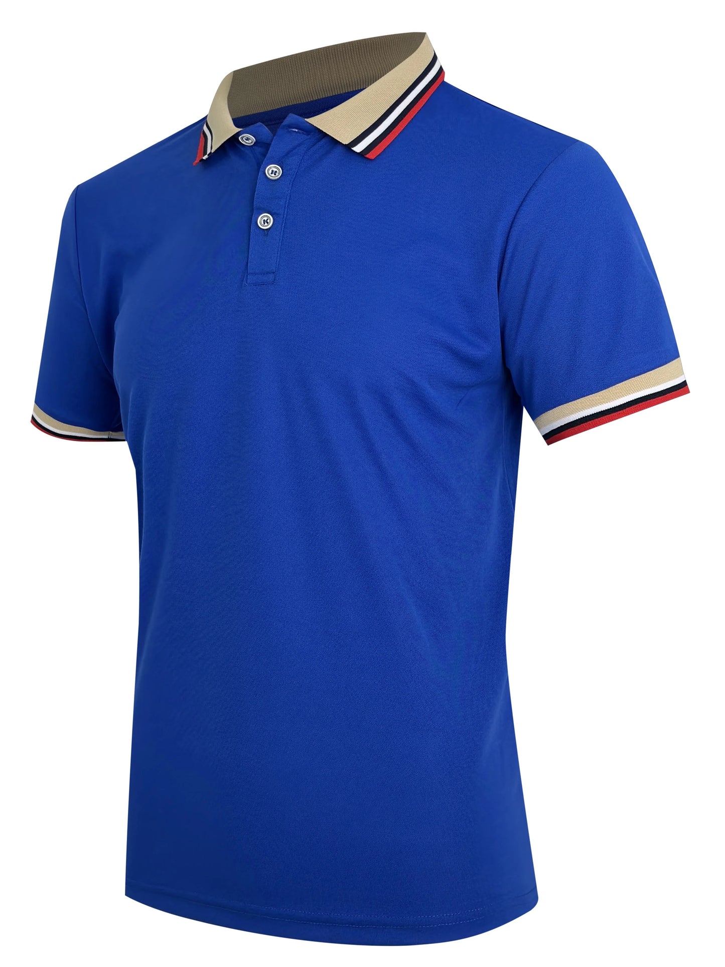 Striped Business Casual Polo Shirt | Men’s Breathable Short Sleeve Top | EU S–XXL