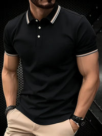 Stretch Polo T-Shirt | Slim Fit Golf Polo for Men | Sizes M–4XL