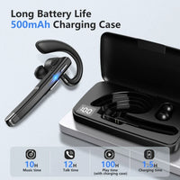 STTKGZD YYK-520 Business Bluetooth 5.1 Earphone | ENC + CVC 8.0 Noise Reduction 10H Multipoint 180H Standby Ear-Hook
