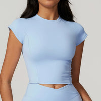 Women's Quick-Dry Yoga Top | Short Sleeve Active Shirt