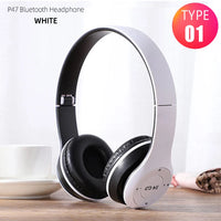 P47 Wireless Bluetooth Headphones – Foldable Over-Ear | HiFi Stereo Bass | Kids & Adults