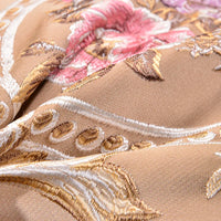 European Jacquard Floral Cushion Cover 48x48cm | Classic Sofa & Chair Pillow Case