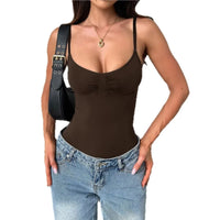 Casual Slim Fit Jumpsuit - Elegant All-Match Romper for Women