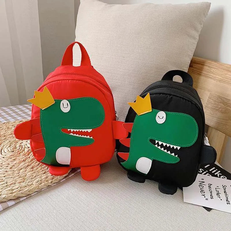 Kids Dinosaur Backpack – High Capacity Nylon School Bag