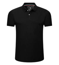 Men's Short Sleeve Polo Shirt — Breathable, Solid Color, Smart Casual Fit