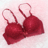 Women's Lace Push-Up Bralette — Wire-Free, Floral, Plus Size Available