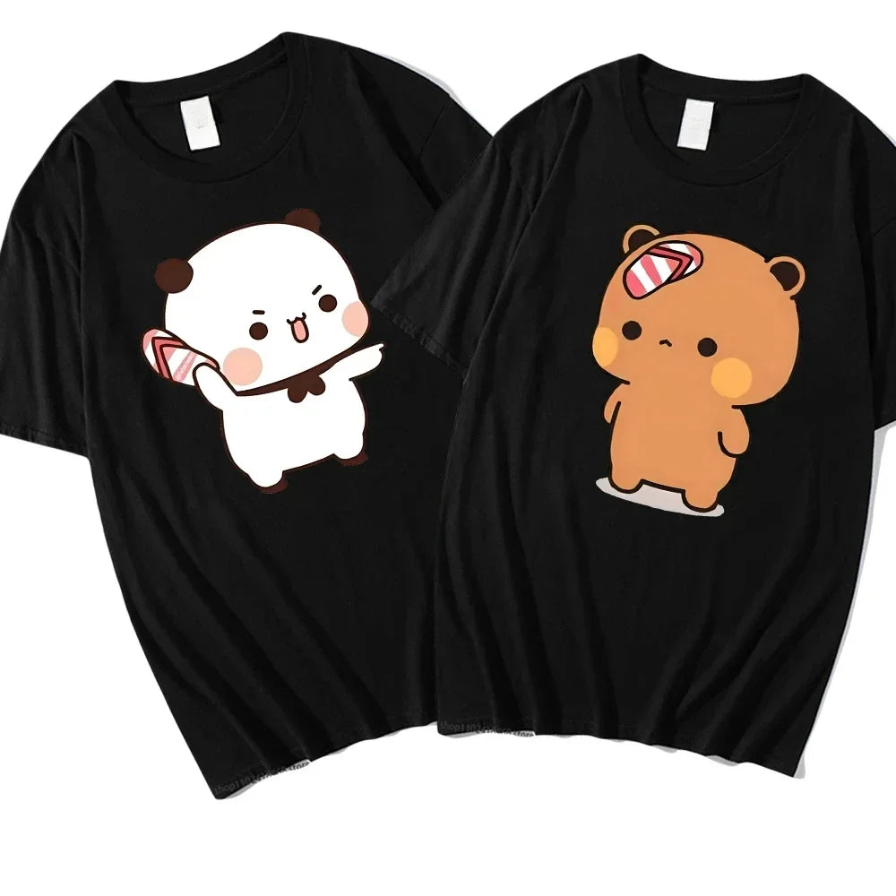 Women's Bubu & Dudu Cartoon T-Shirt - Cute Summer Tee