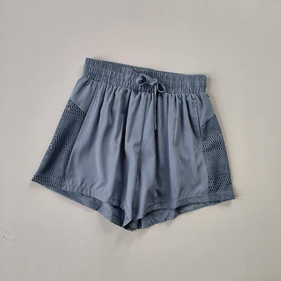 Shorts de Yoga para Mujer 2 en 1 - Cintura Alta Deportivos para Gimnasio y Running
