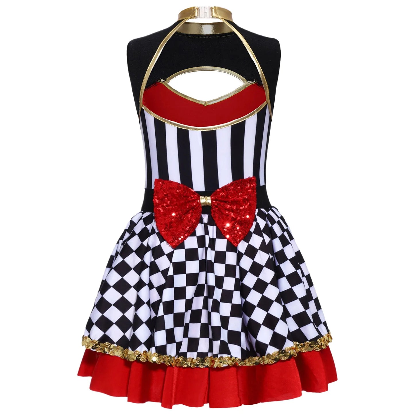 Girls Racing Queen Costume Dress - Sequin Tutu Halloween Outfit