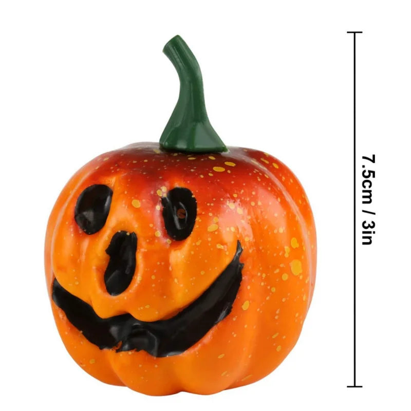 10pcs Halloween Artificial Pumpkin Decoration Foam Mini Pumpkin Home Autumn Harvest Party Thanksgiving Ornaments Props halloween