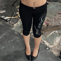 Pantalones Góticos Mujer Estilo Y2K - Capri Slim Fit Hip Hop Harajuku Punk Rock
