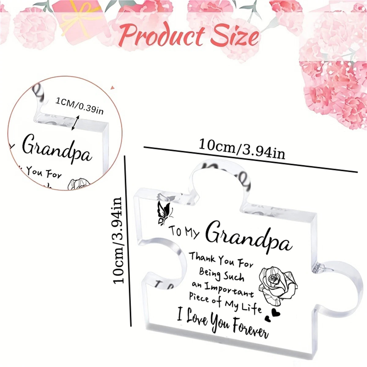 grandson's gift to grandpa, birthday, Father's Day, Christmas, Thanksgiving gift to grandpa, creative gift for grandpa