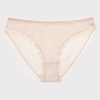 Ice Silk G-String Tanga – Low-Rise, Ultra-Soft Lace Trim | Women's Everyday Underwear | M–XL