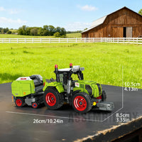 Bloques de Construcción Tractor Clásico - Set de Ladrillos DIY para Niños y Niñas