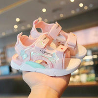 Sonkpuel Girls Gladiator Sandals - Sweet Floral Princess Beach Shoes