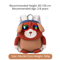 3D Cartoon Dog Backpack - Ultra Lightweight Kids School Bag for Kindergarten