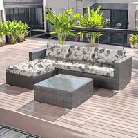 Waterproof Outdoor Sofa Covers - Elastic Stretch Patio Furniture Slipcovers
